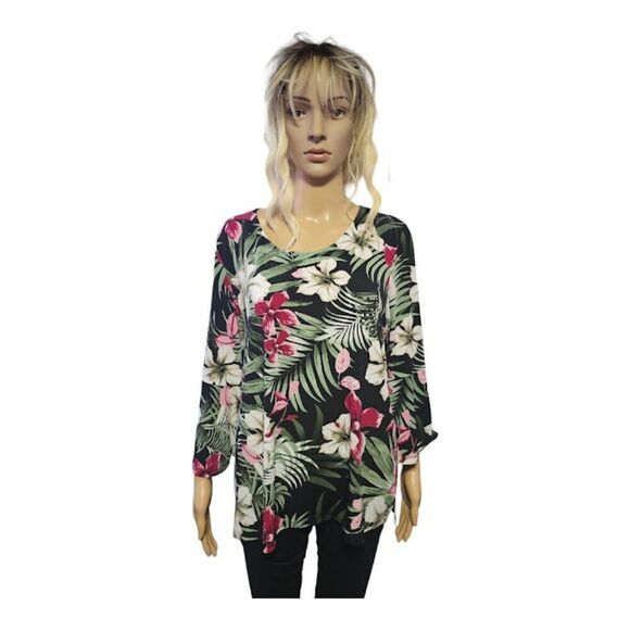 Tanjay floral  top - Picture 1 of 7